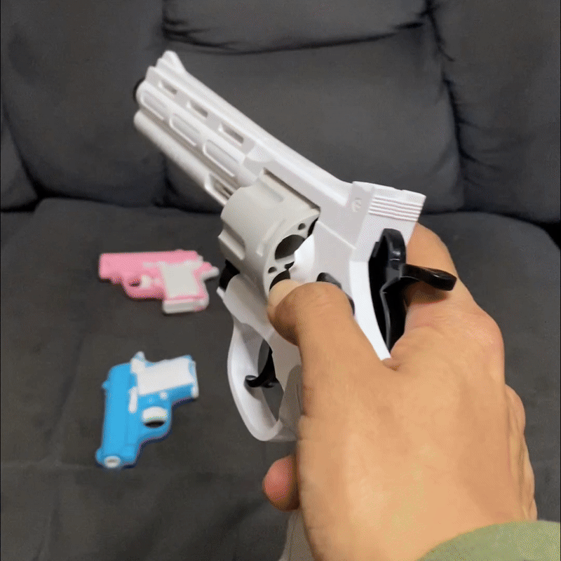 ChillShot™ Revolver - Lanzador Recargable (Soft Pellets)